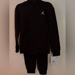Boys 2 set Jordan Black Tracksuit with Iconic Logo